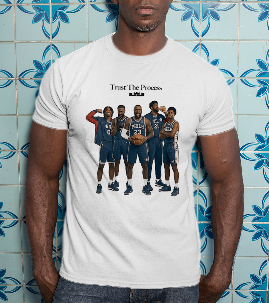 Trust The Process Philly Basketball Team Players T-Shirt
