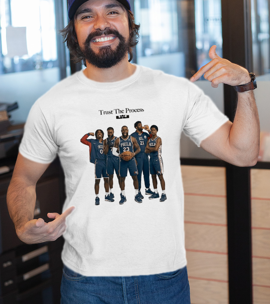 Trust The Process Philly Basketball Team Players T-Shirt