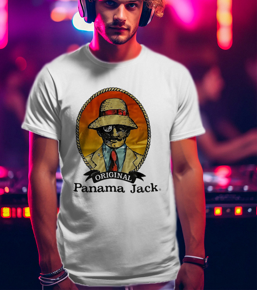 Original Panama Jack Man With Hat And Monocle T-Shirt
