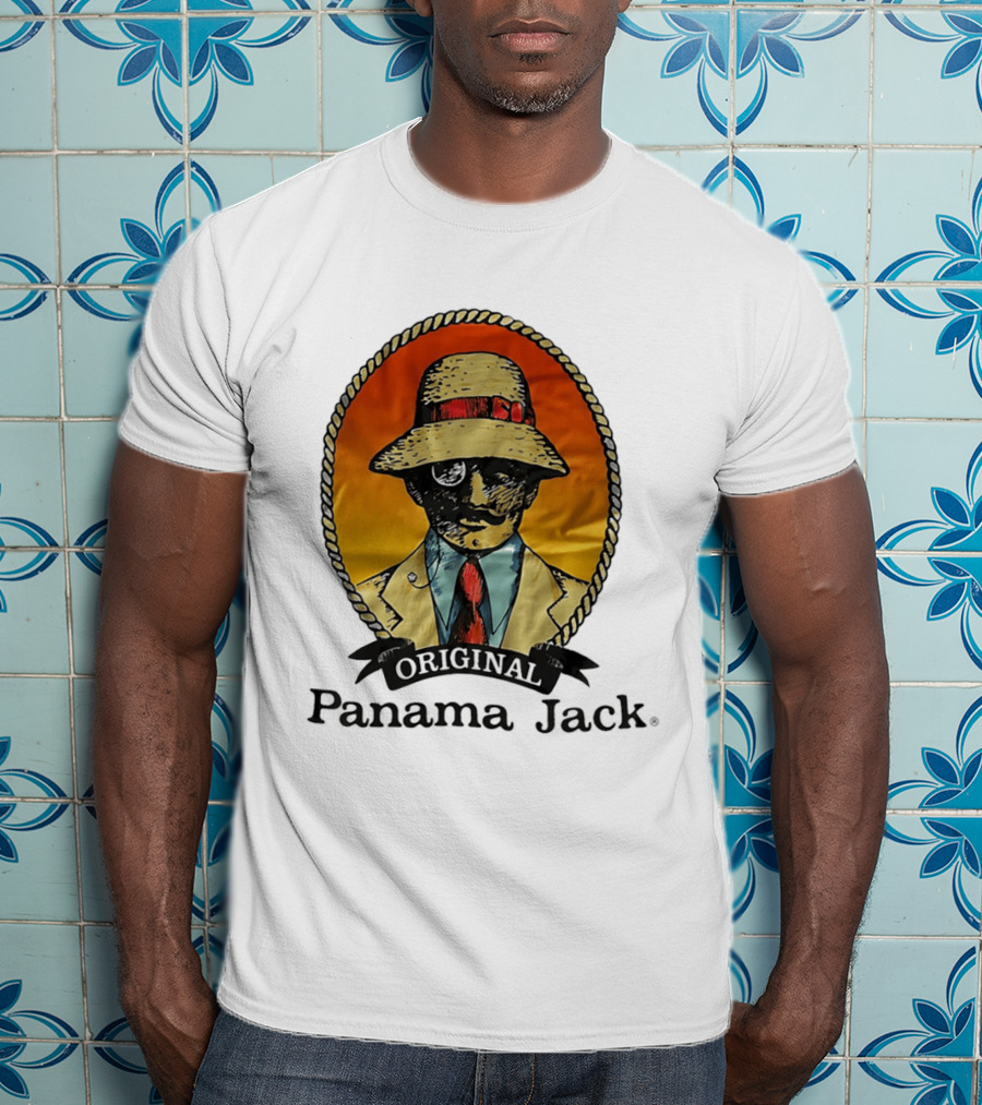 Original Panama Jack Man With Hat And Monocle T-Shirt