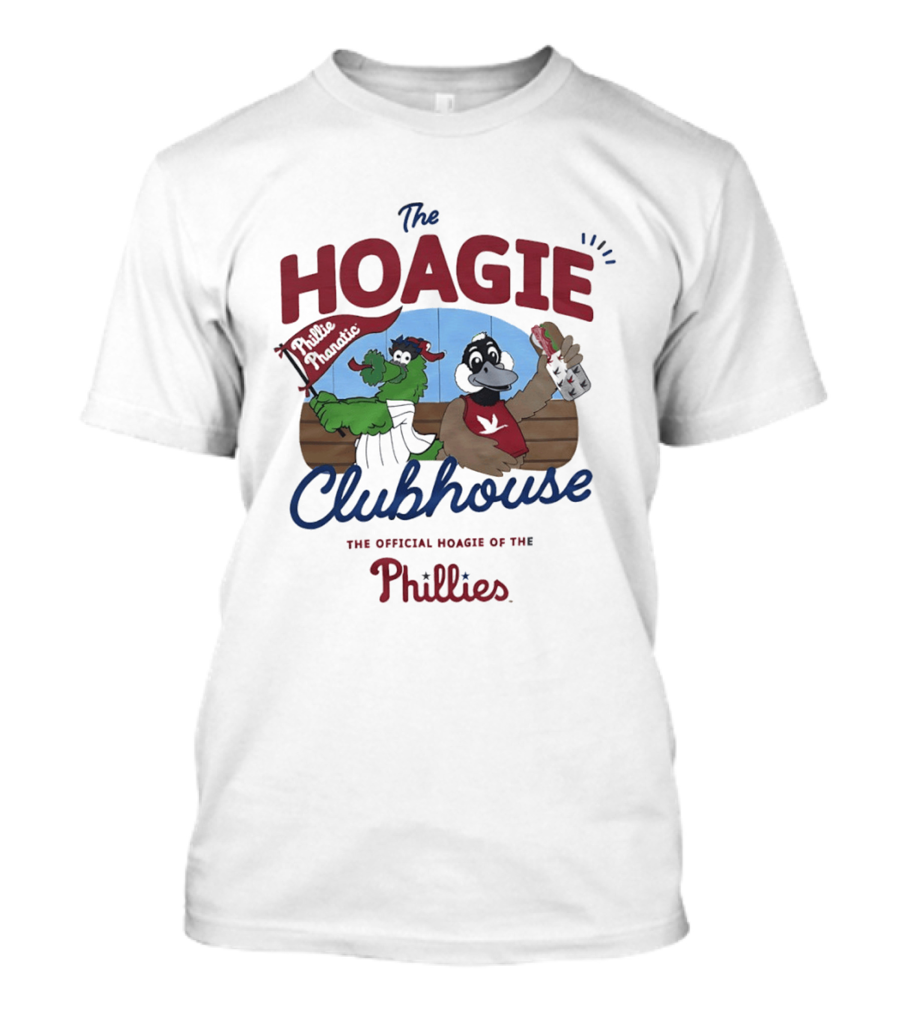 The Hoagie Clubhouse Phillie Phanatic Official Hoagie Of The Phillies T-Shirt