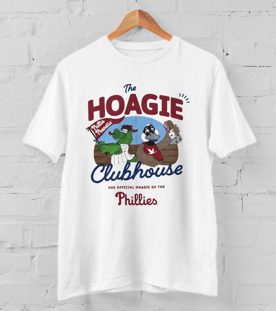 The Hoagie Clubhouse Phillie Phanatic Official Hoagie Of The Phillies T-Shirt
