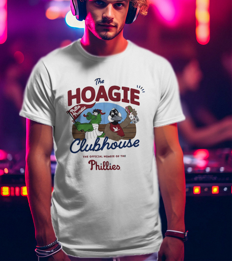 The Hoagie Clubhouse Phillie Phanatic Official Hoagie Of The Phillies T-Shirt