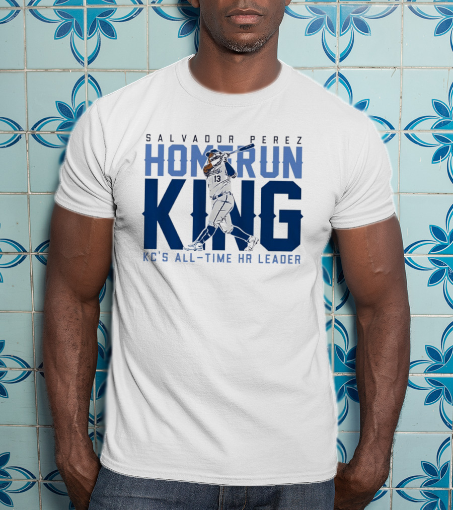 Salvador Perez Home Run King KC's All Time HR Leader T-Shirt