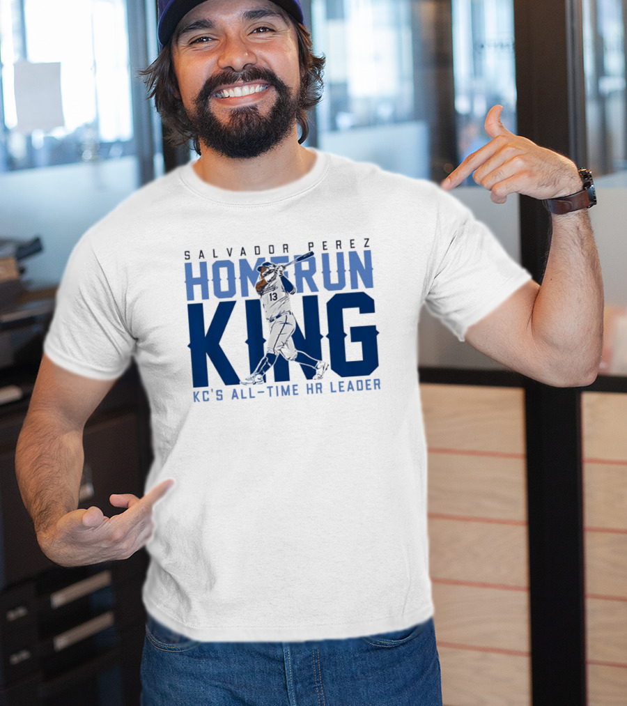 Salvador Perez Home Run King KC's All Time HR Leader T-Shirt