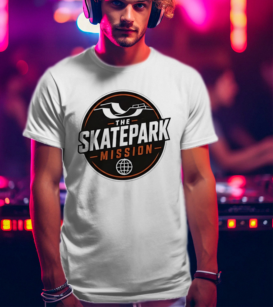 The Skatepark Mission Adventure With Ramp And Globe T-Shirt