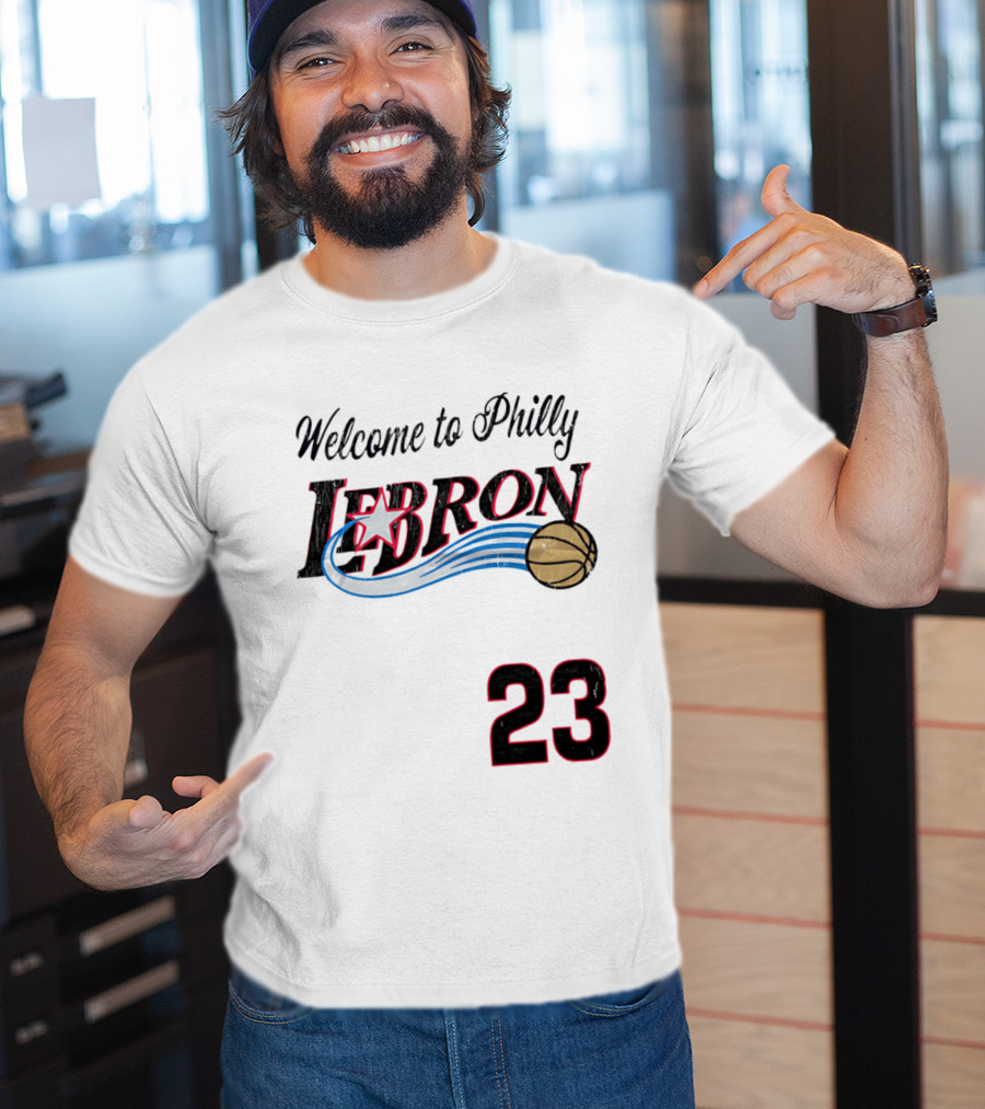 Welcome To Philly Lebron Basketball Number 23 T-Shirt