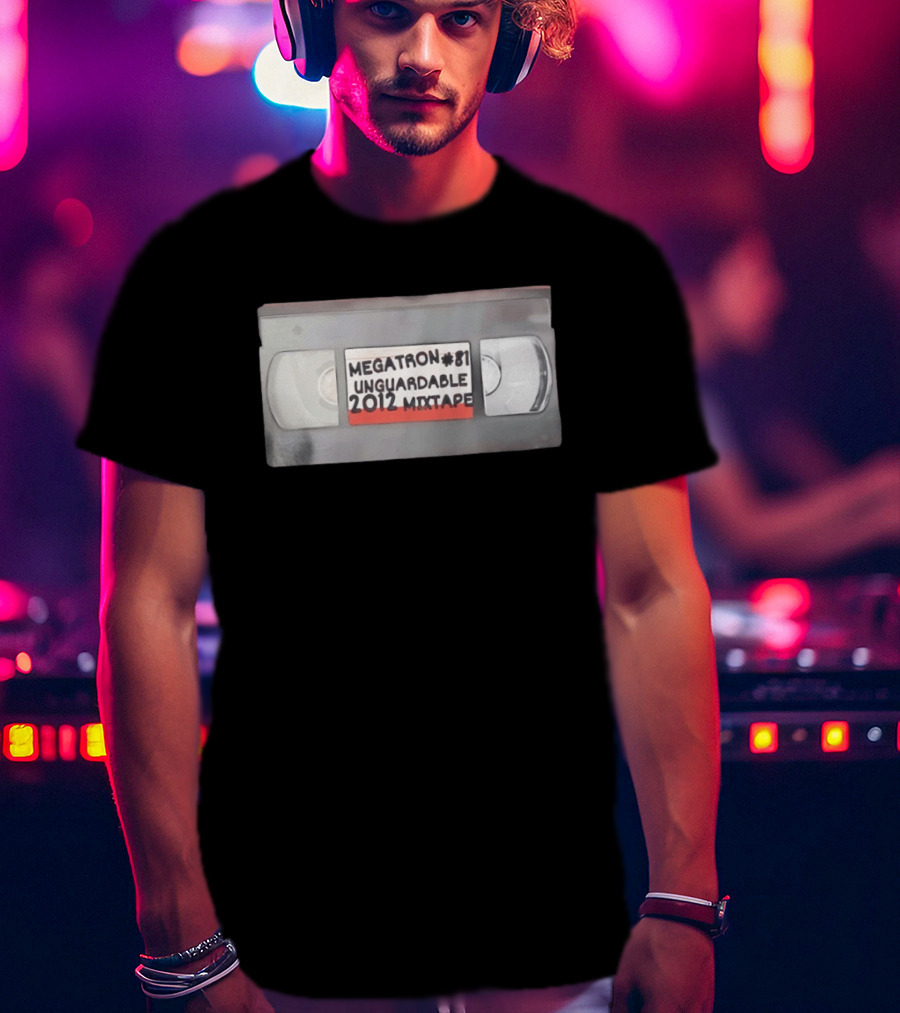 Megatron 81 Unguardable 2012 Mixtape VHS T-Shirt
