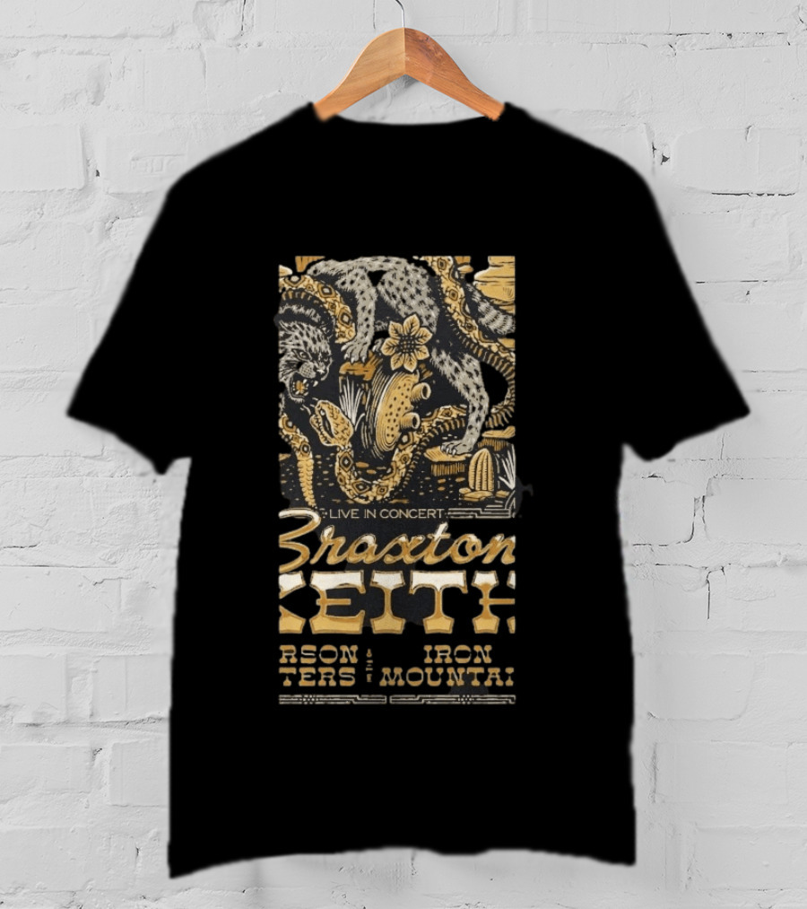 Braxton Keith Live In Concert 2026 Columbus Ohio Neon Dreams Tour T-Shirt