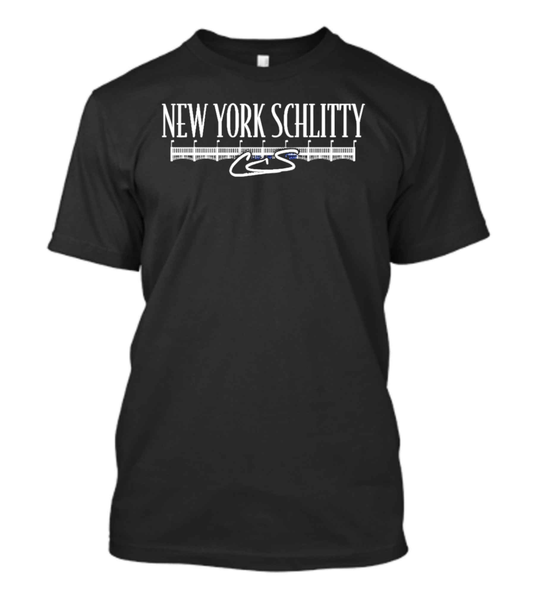 New York Schlitty Yankees Bat Baseball T-Shirt