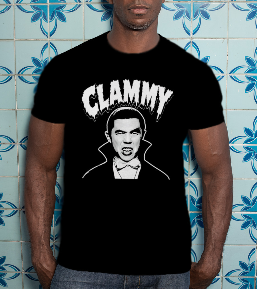 Clammy Dracula Vampire Halloween Costume T-Shirt