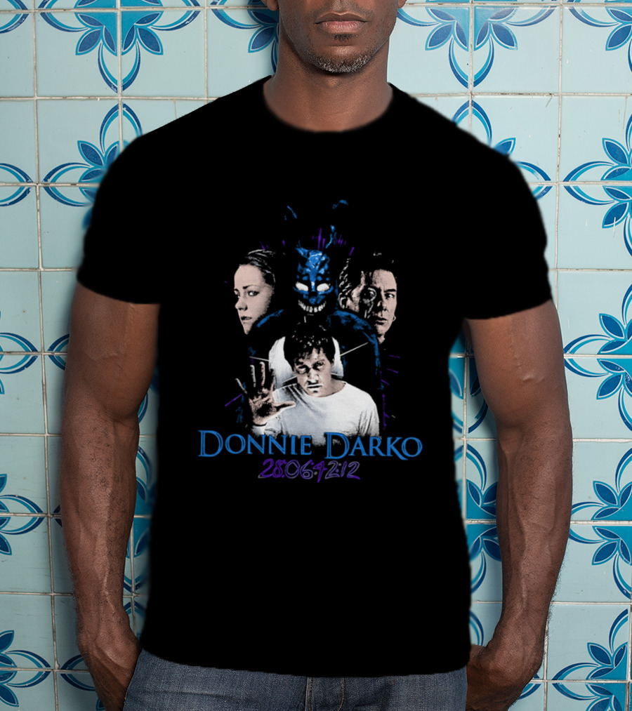 Donnie Darko 28 06 42 12 Characters And Mask T-Shirt
