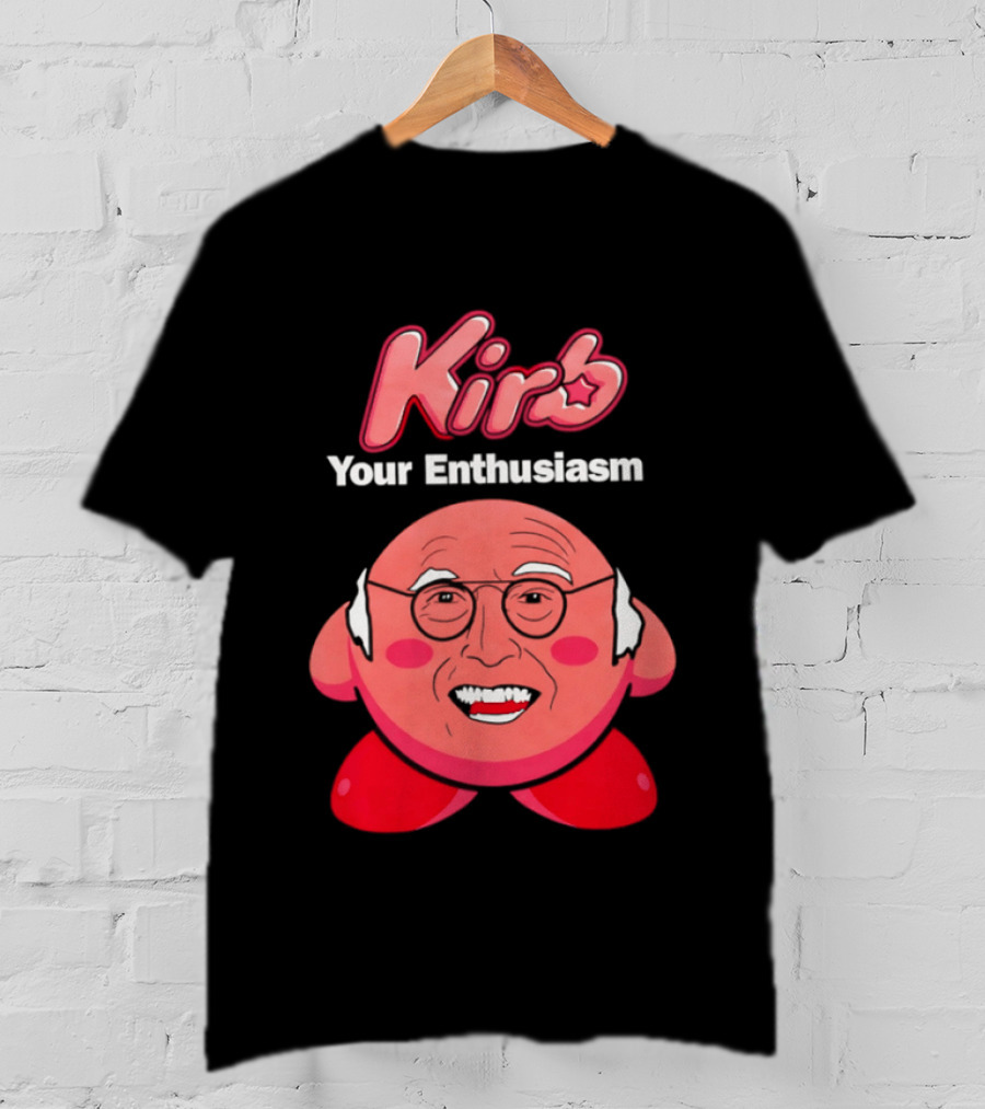 Kirb Your Enthusiasm Kirby Larry David T-Shirt