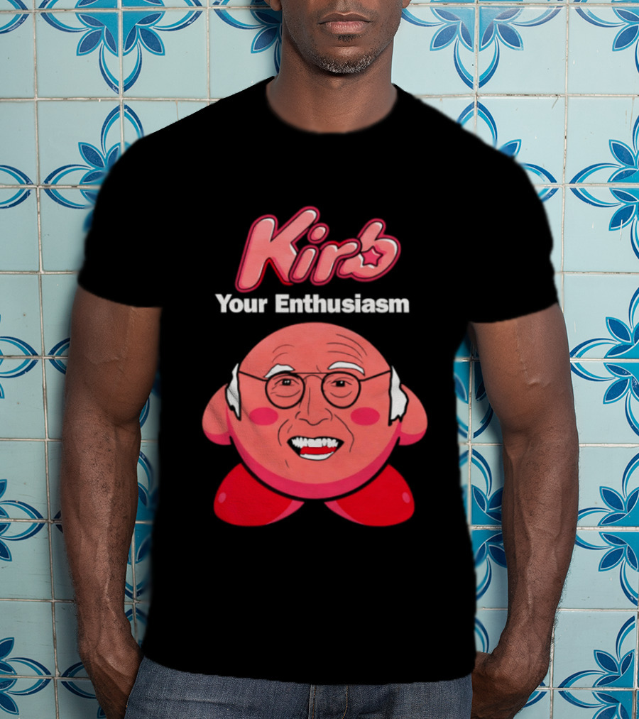 Kirb Your Enthusiasm Kirby Larry David T-Shirt