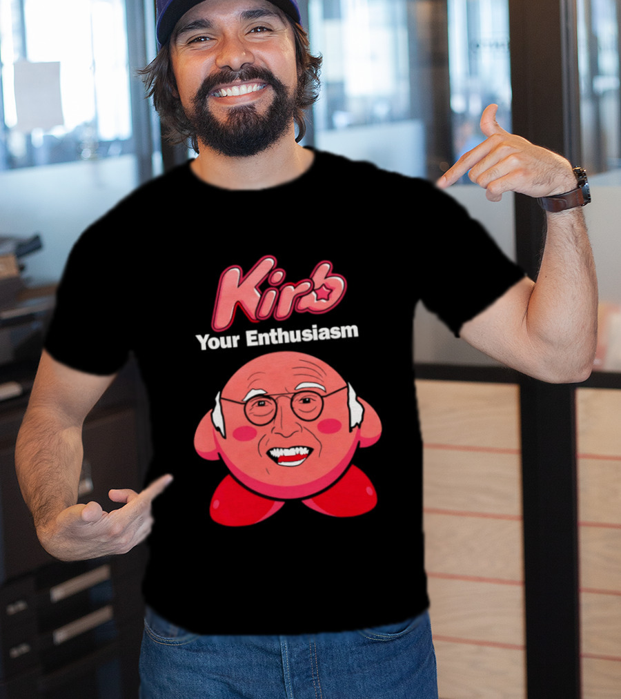 Kirb Your Enthusiasm Kirby Larry David T-Shirt