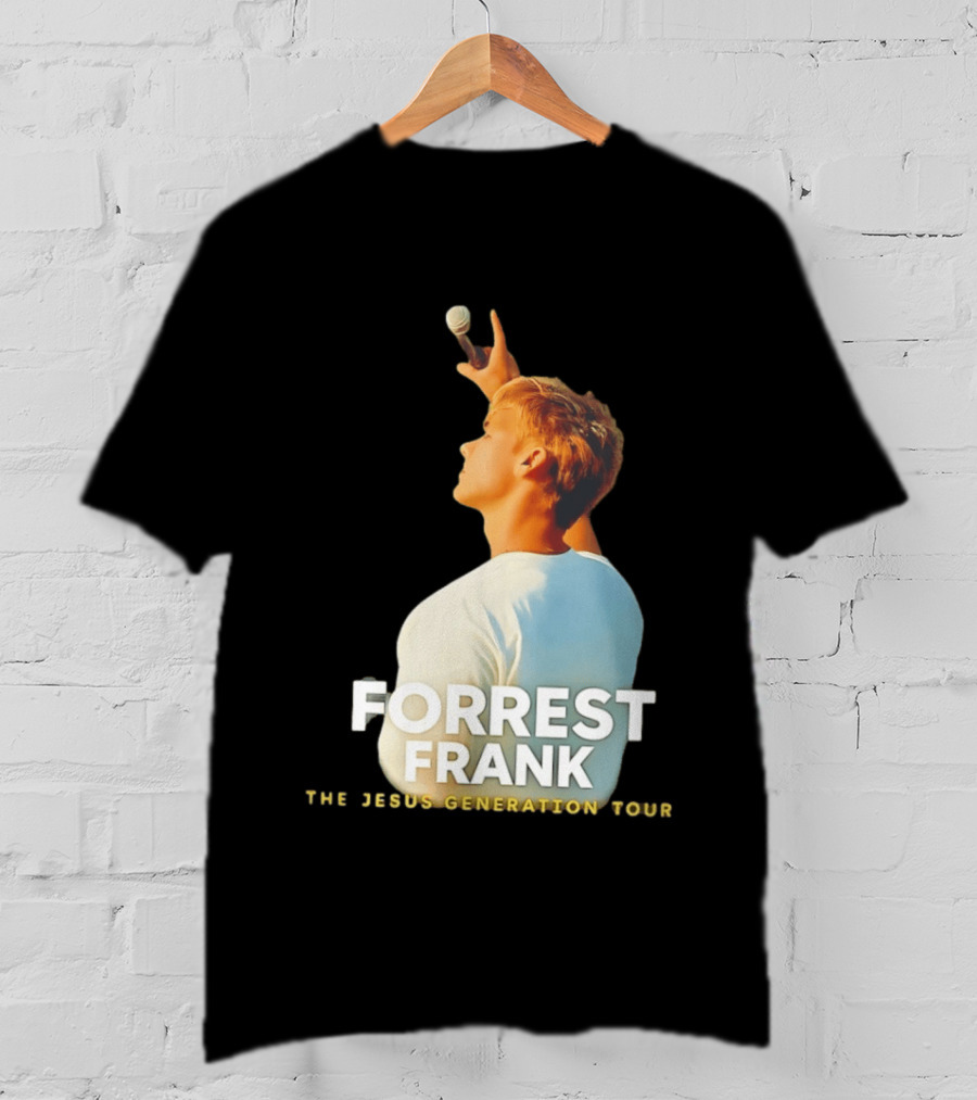 Forrest Frank The Jesus Generation Tour Microphone Pose T-Shirt