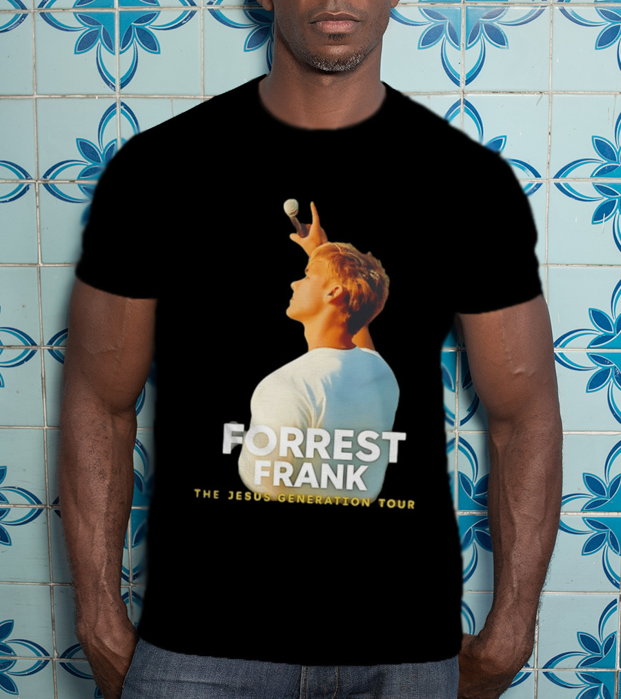 Forrest Frank The Jesus Generation Tour Microphone Pose T-Shirt