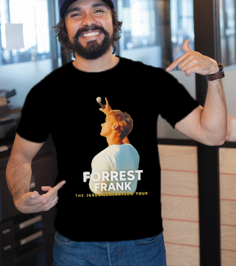 Forrest Frank The Jesus Generation Tour Microphone Pose T-Shirt