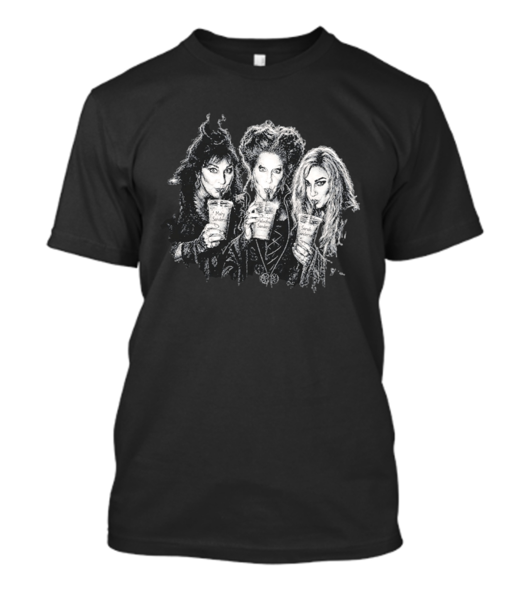 Hocus Pocus Sanderson Sisters Mary Winifred Sarah Iced Coffee Disney Halloween 2026 T-Shirt