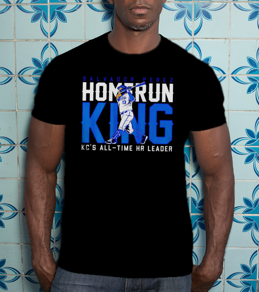 Salvador Perez Homerun King KC's All Time HR Leader T-Shirt