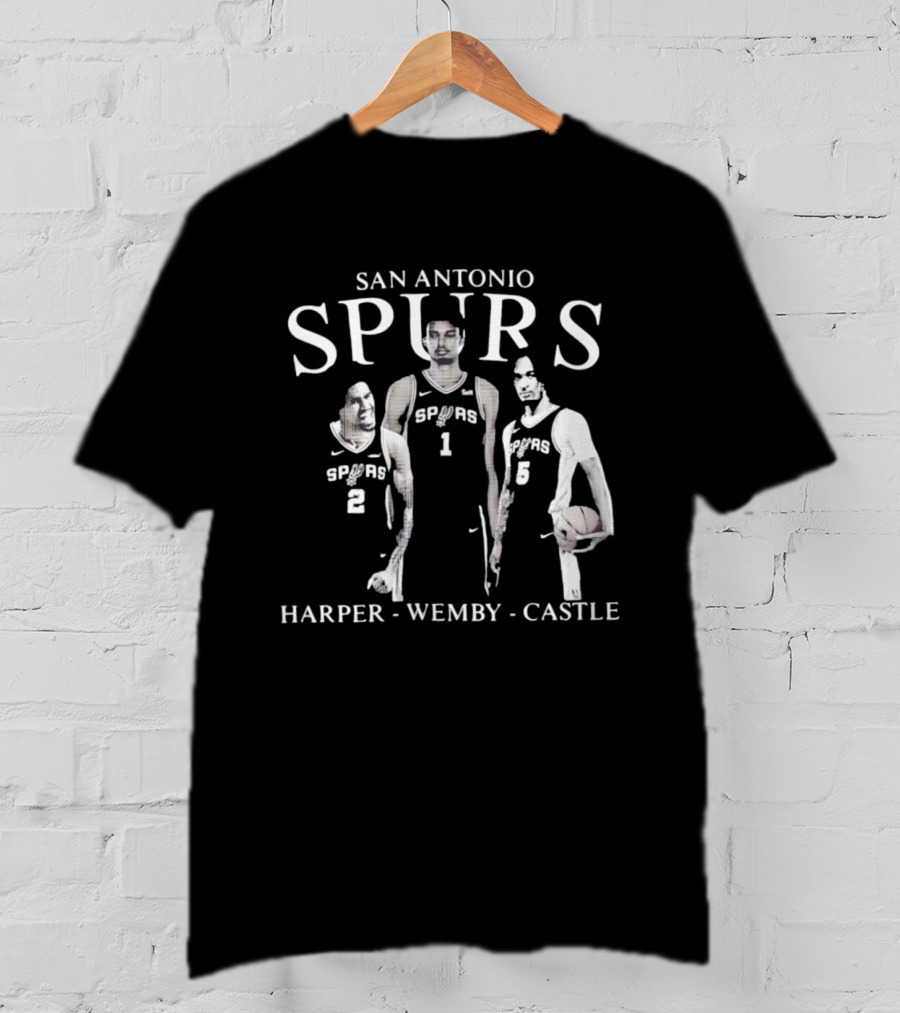 San Antonio Spurs Harper Wemby Castle T-Shirt