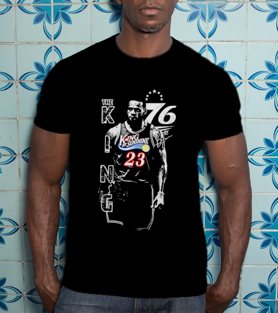 LeBron James The King 23 My Sunshine 76 Iconic Basketball Star T-Shirt