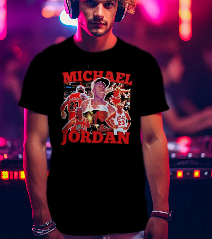 Michael Jordan 23 Bulls 90s T-Shirt