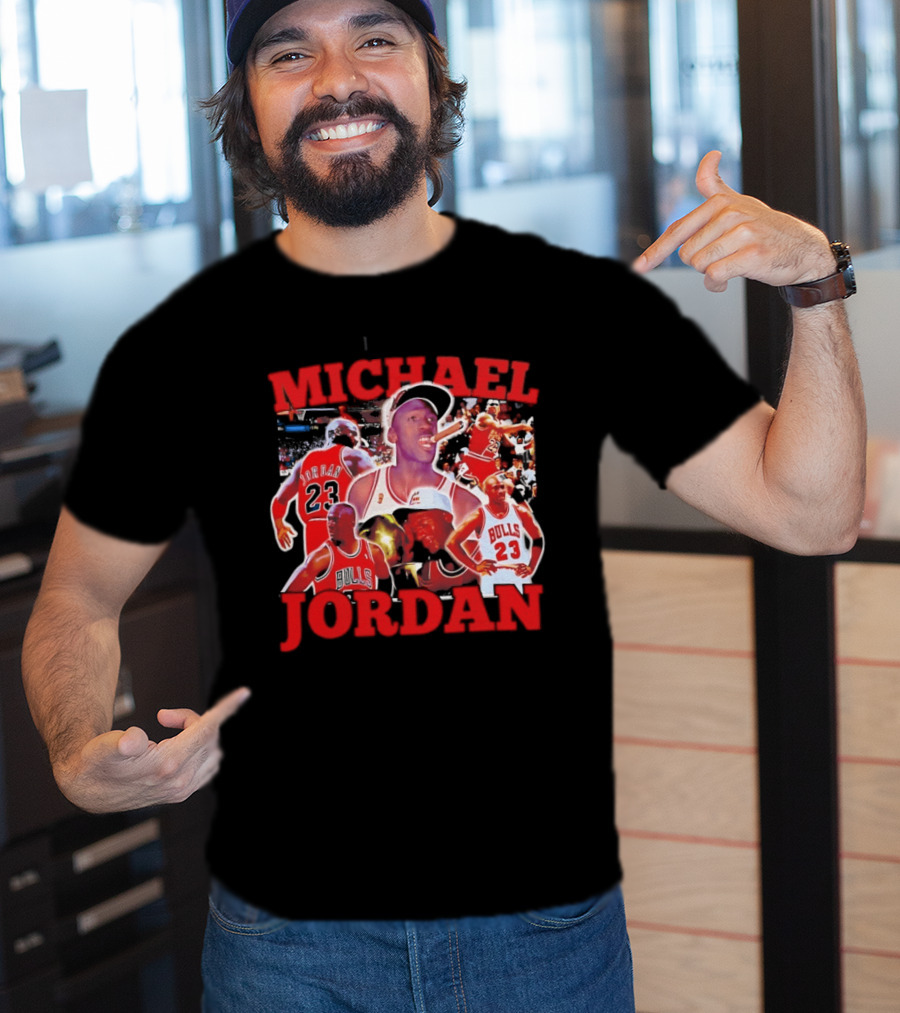 Michael Jordan 23 Bulls 90s T-Shirt