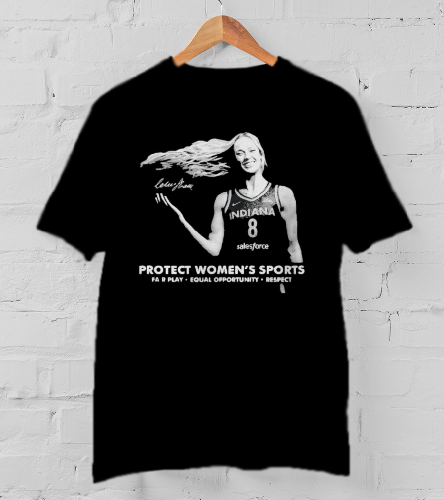 Sophie Cunningham Indiana Protect Women's Sports Fair Play Equal Opportunity Respect T-Shirt