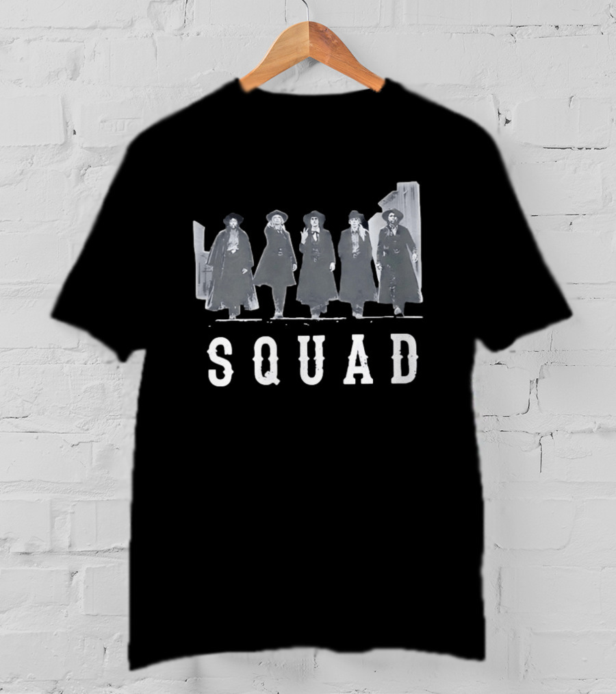 SQUAD Western Movie Characters Clint Eastwood Cowboy T-Shirt
