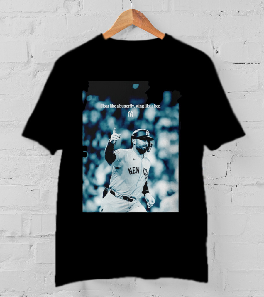 New York Yankees Float Like A Butterfly Sting Like A Bee T-Shirt