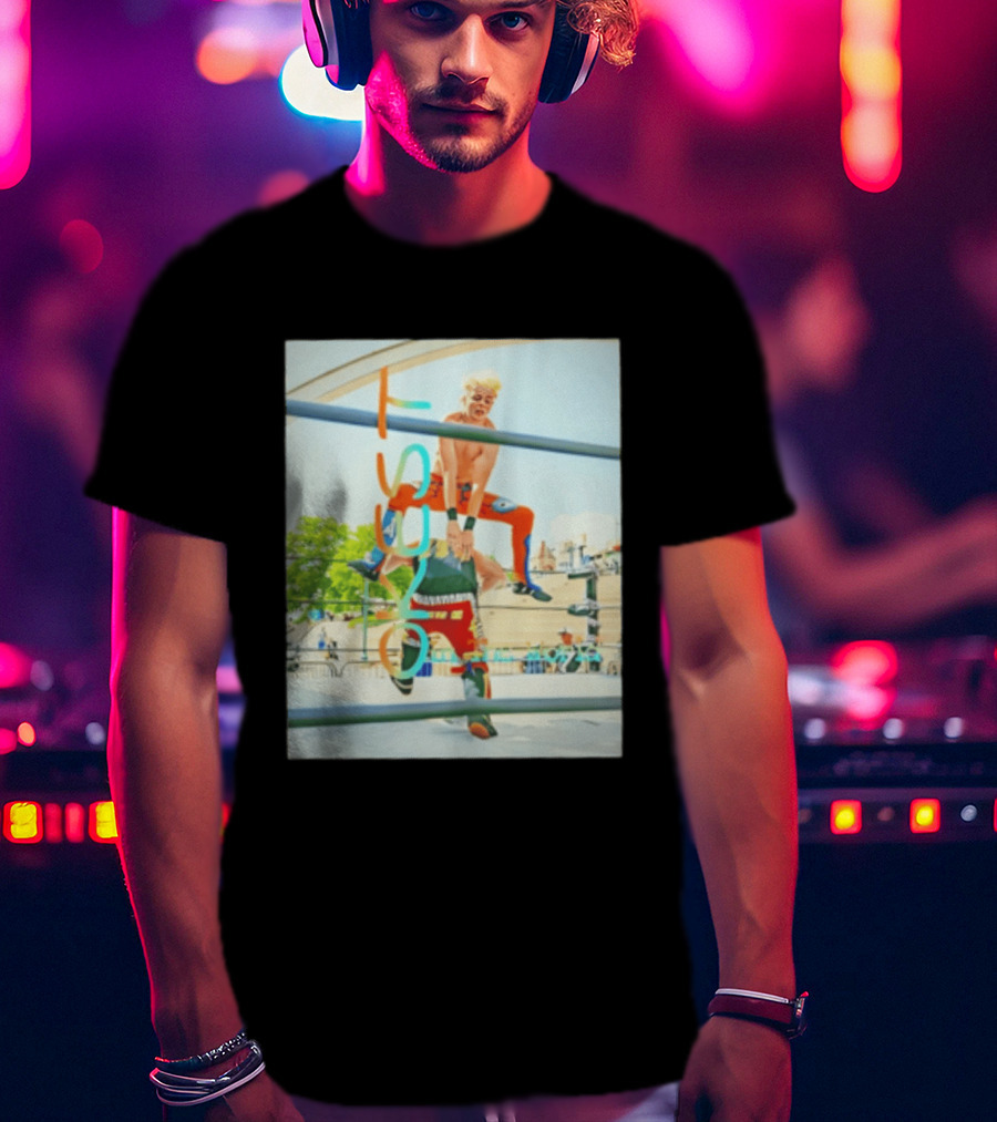 OKest Leapfrog In The World Wrestling Event Colorful Spectacle T-Shirt
