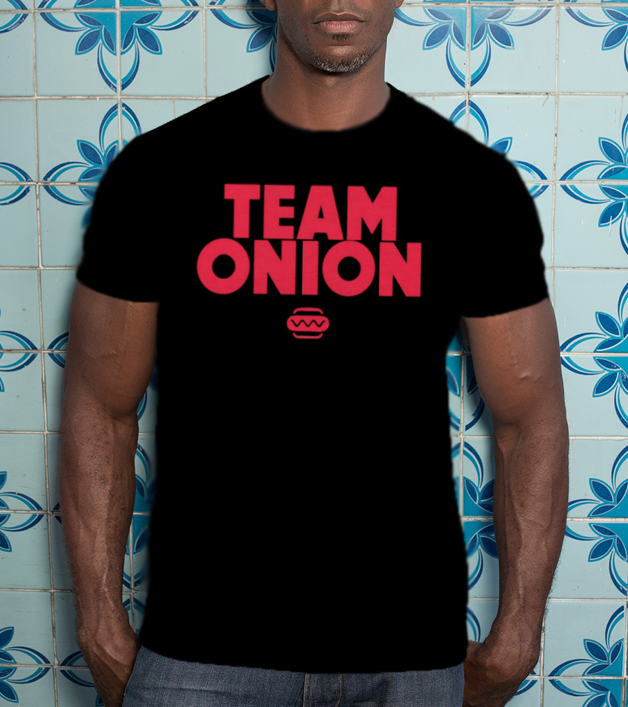 Team Onion Hot Dog Lovers Unite T-Shirt