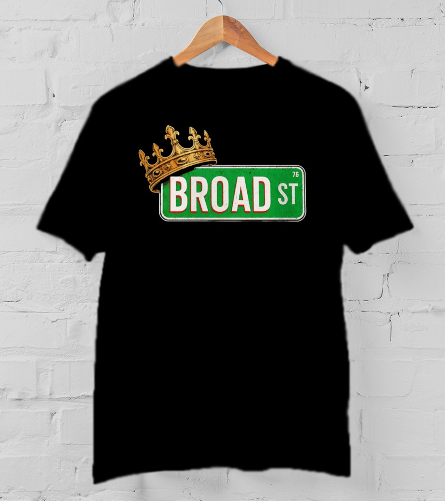 Philadelphia 76ers Broad Street 76 King Crown T-Shirt