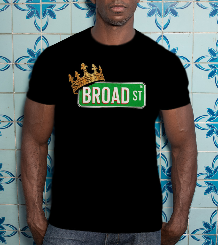 Philadelphia 76ers Broad Street 76 King Crown T-Shirt