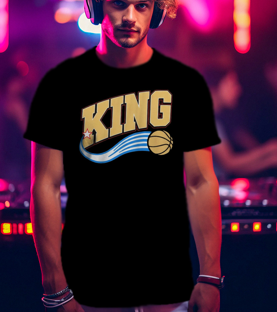 Philadelphia 76ers King Basketball Lebron James T-Shirt