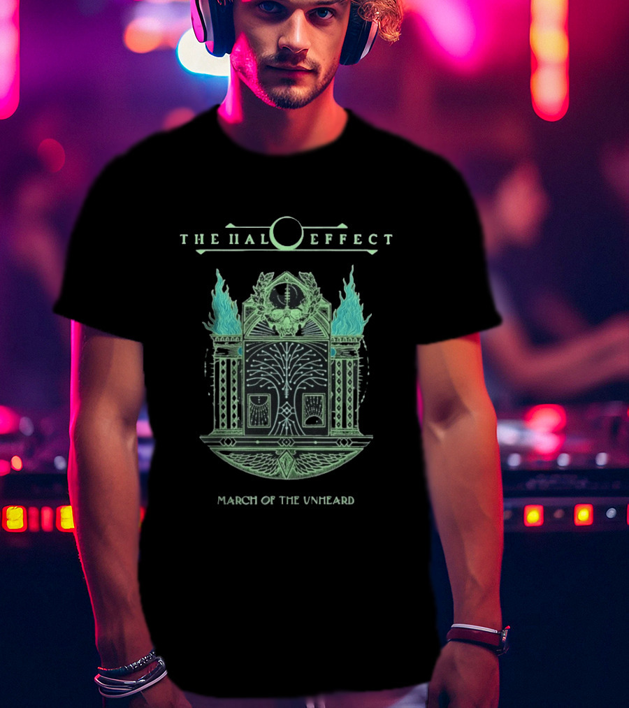 The Halo Effect March Of The Unheard Mystical Portal And Flames T-Shirt