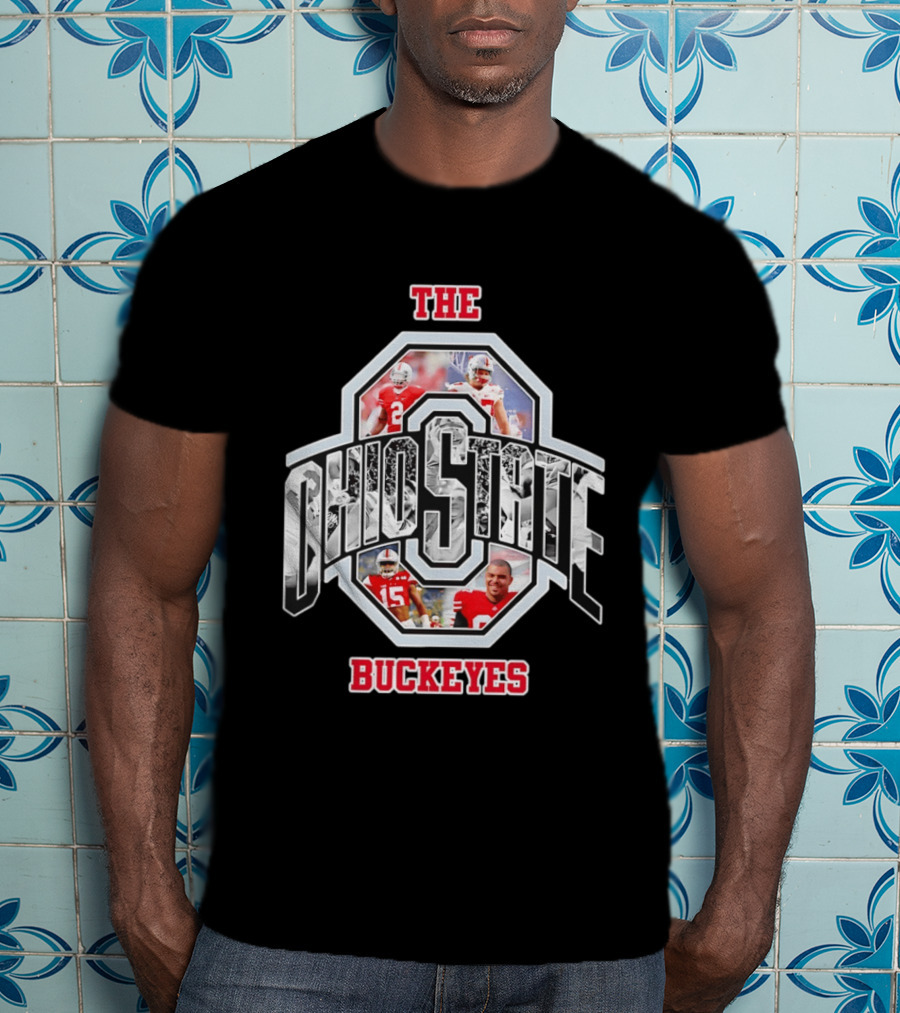 Ohio State Buckeyes Football Collage Ohio State T-Shirt