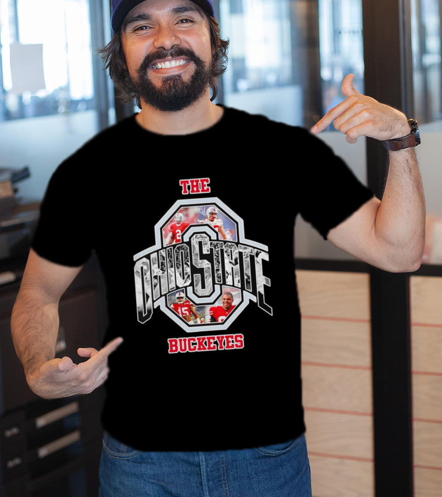 Ohio State Buckeyes Football Collage Ohio State T-Shirt