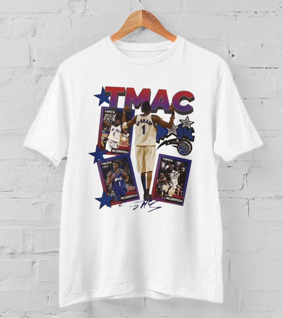 TMAC Tracy McGrady Magic Basketball Legends T-Shirt