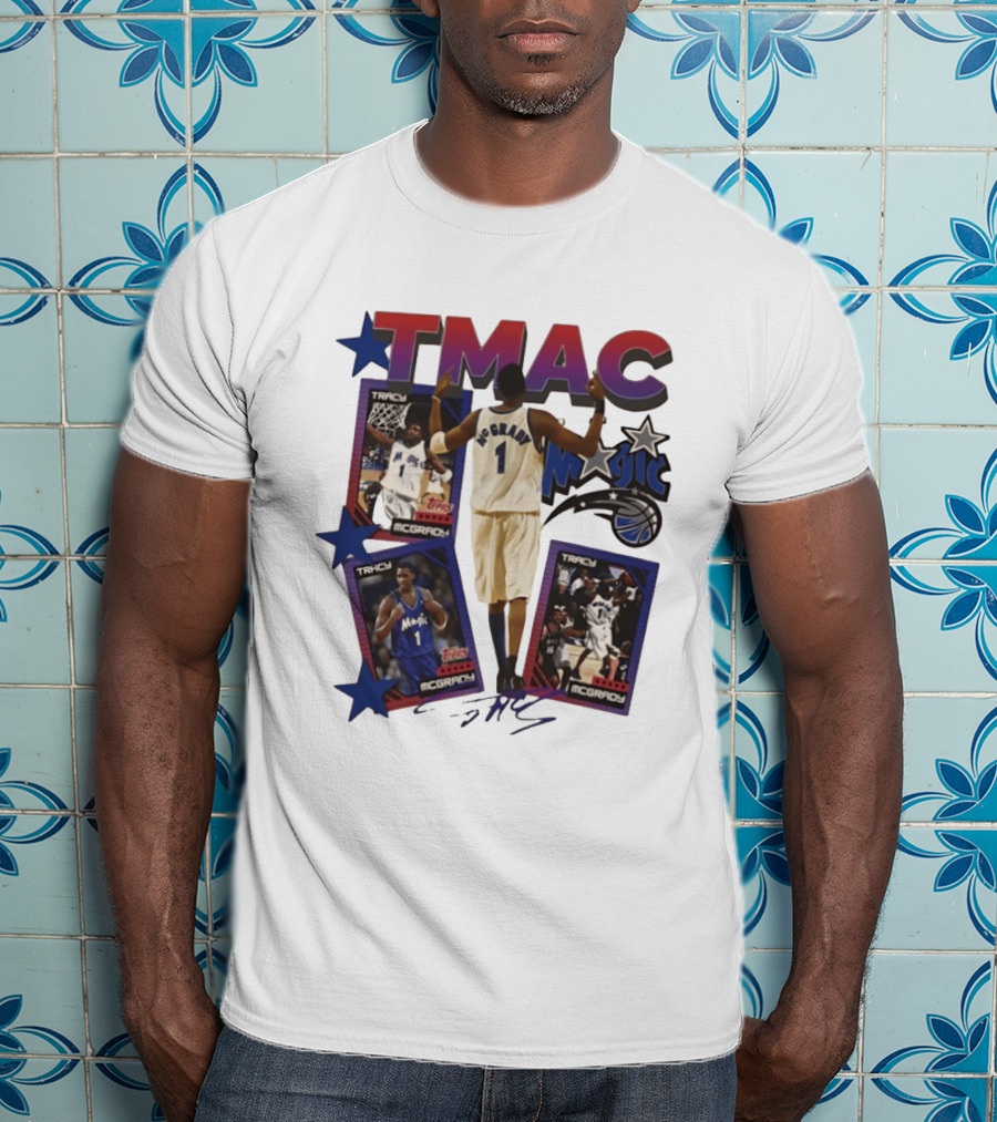 TMAC Tracy McGrady Magic Basketball Legends T-Shirt