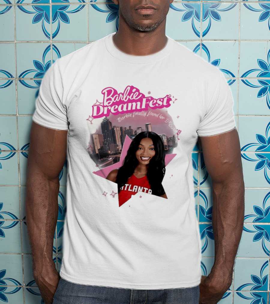 Barbie Dream Fest Angel Reese Atlanta Dream Basketball Barbie Finally Found Her Dream T-Shirt