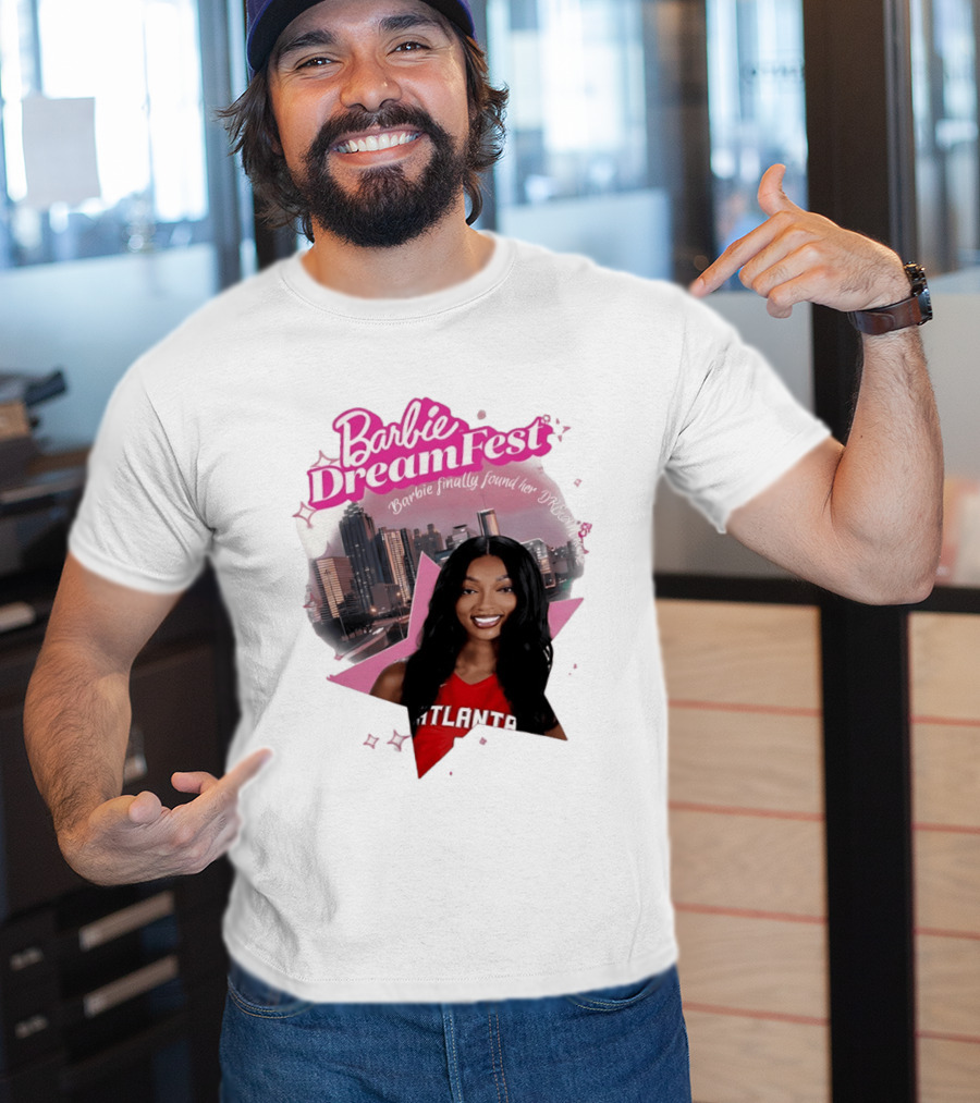 Barbie Dream Fest Angel Reese Atlanta Dream Basketball Barbie Finally Found Her Dream T-Shirt