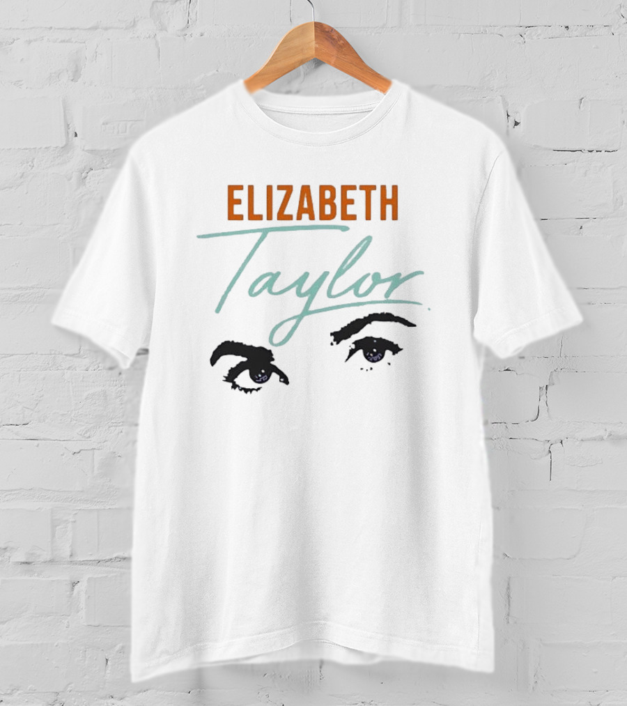 Elizabeth Taylor Iconic Eyes And Signature T-Shirt