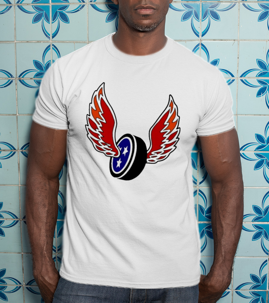 Joey Aguilar Knoxville Speed Three Star Winged Wheel T-Shirt