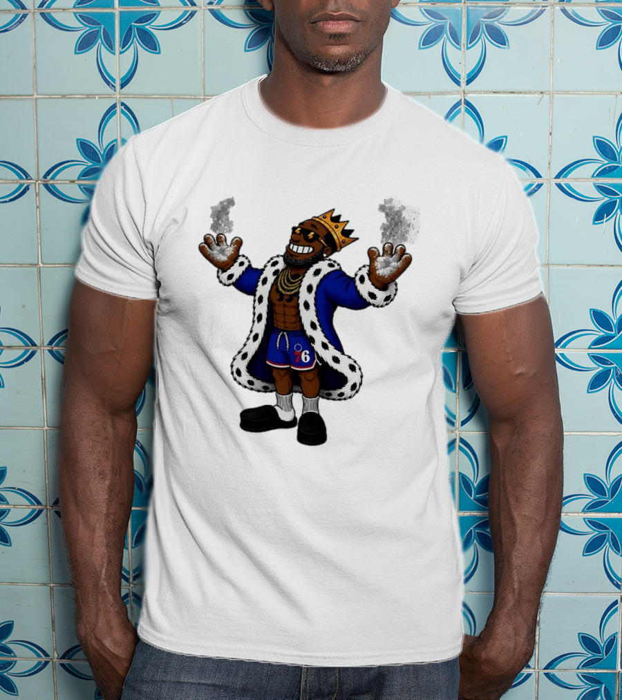 Philadelphia 76ers Muppet King With Crown And Robe T-Shirt