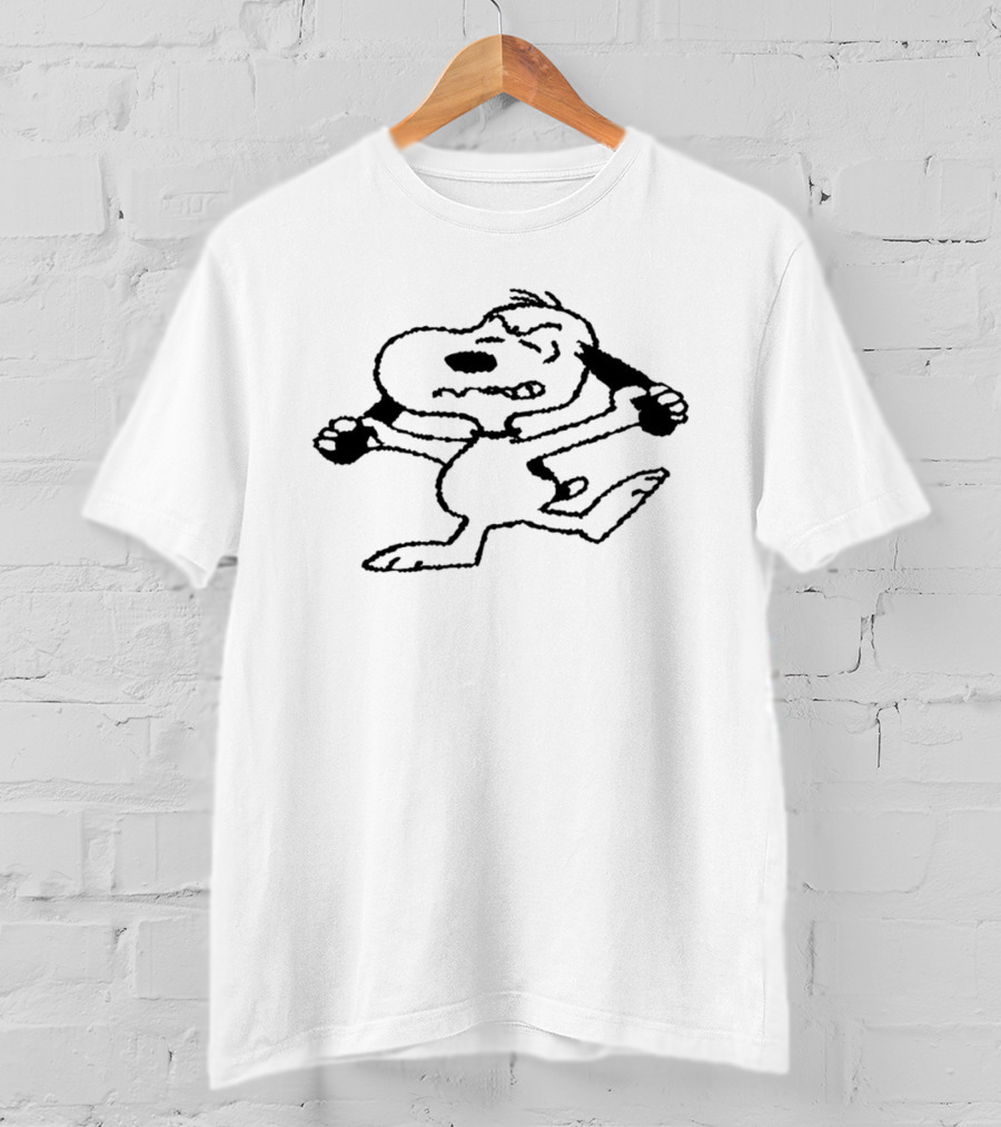 Snoopy Holding Knives Cartoon T-Shirt
