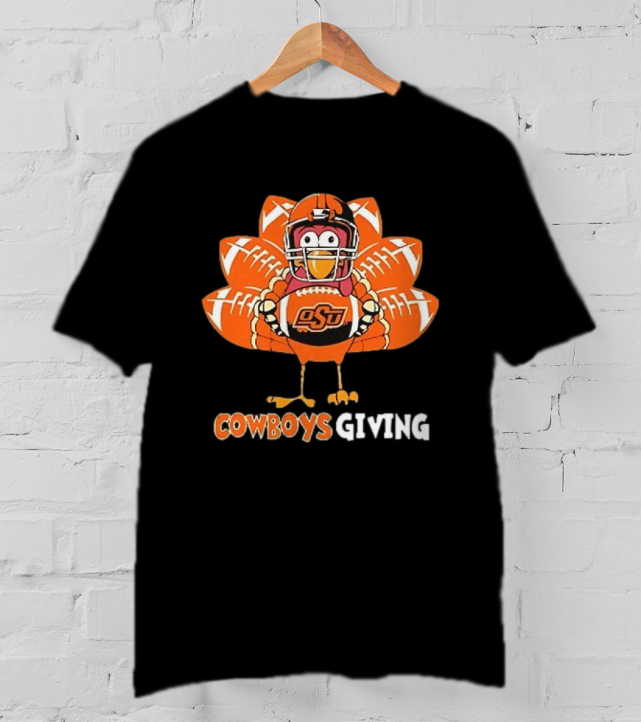 CowboysGiving Oklahoma State OSU Turkey Football Thanksgiving 2025 T-Shirt