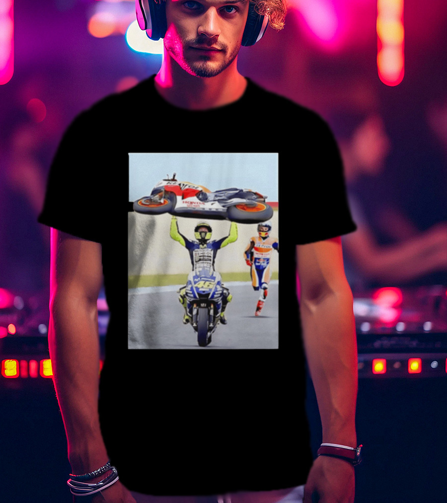 Valentino Rossi Honda MotoGP 46 Victory Celebration 2026 T-Shirt