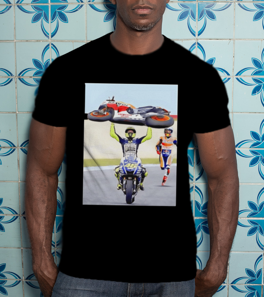 Valentino Rossi Honda MotoGP 46 Victory Celebration 2026 T-Shirt
